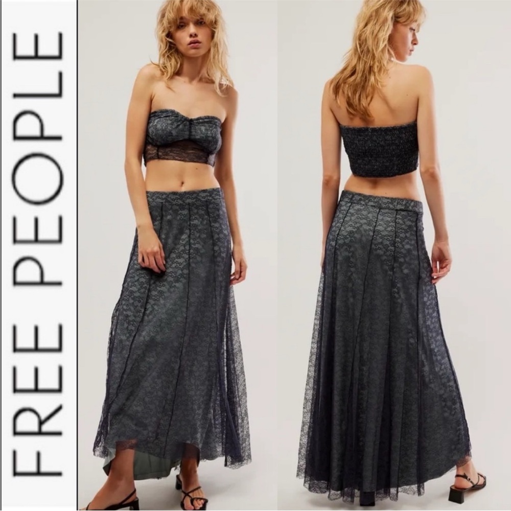 Free People Shape Of You Set - Blue LARGE NWOT
